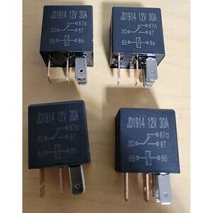 5 Pin Relay‎ 12V 30A SPDT Multi-Purpose Relay Heavy Duty Standard Relay 2 Pack